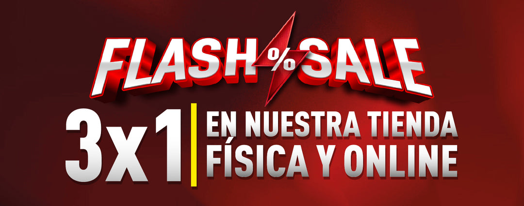 FLASH SALE: 3x1 EN TODA LA WEB
