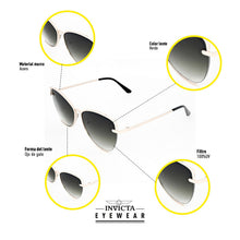 Cargar imagen en el visor de la galería, LENTES DE SOL INVICTA SPECIALTY UNISEXO - I37147-SPE-09-03