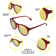 Cargar imagen en el visor de la galería, LENTES DE SOL INVICTA DNA UNISEXO - I44223-DNA-T04-M07