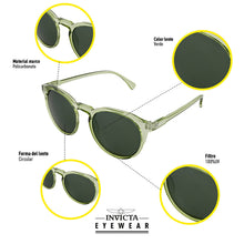 Cargar imagen en el visor de la galería, LENTES DE SOL INVICTA DNA UNISEXO - I44223-DNA-T05-G15