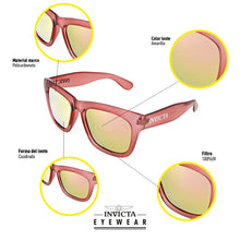 Cargar imagen en el visor de la galería, LENTES DE SOL INVICTA ANGEL UNISEXO - I31094-ANG-T07-M07