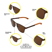 Cargar imagen en el visor de la galería, LENTES DE SOL INVICTA AVIATOR UNISEXO - I22970-AVI-02-P02