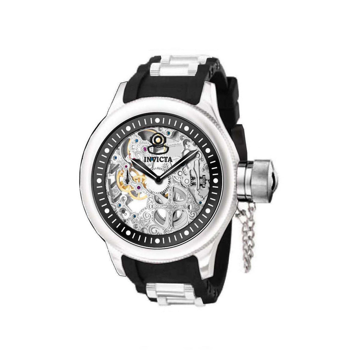 RELOJ DEPORTIVO PARA HOMBRE INVICTA RUSSIAN DIVER 1088 NEGRO Invicta Peru