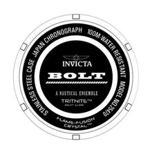 Cargar imagen en el visor de la galería, RELOJ PARA HOMBRE INVICTA BOLT 25470 - NEGRO, ACERO