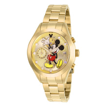 Cargar imagen en el visor de la galería, RELOJ MICKEY RATÓN PARA MUJER INVICTA DISNEY LIMITED EDITION 27399 - DORADO