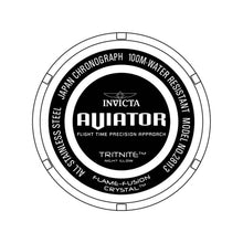 Cargar imagen en el visor de la galería, RELOJ PARA HOMBRE INVICTA AVIATOR 28113 - PLATEADO