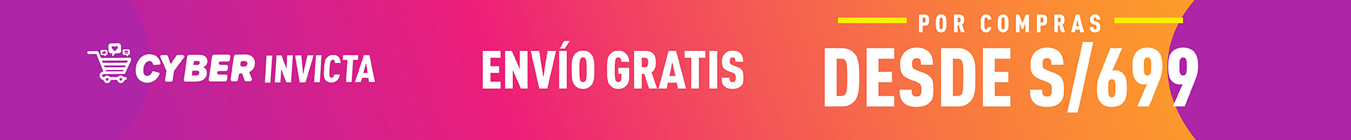 CYBER INVICTA - ENVÍO GRATIS POR COMPRAS DESDE S/699