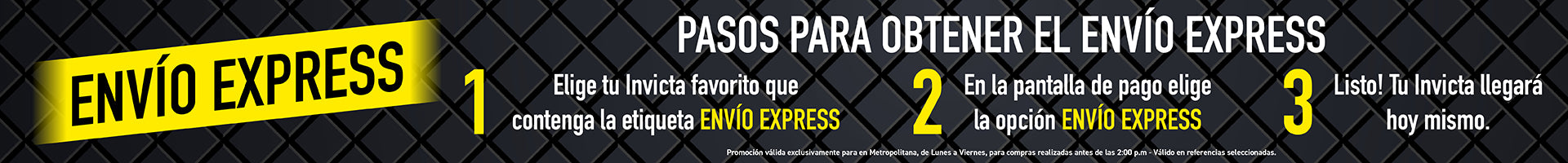¡RECIBE TU PEDIDO HOY MISMO!