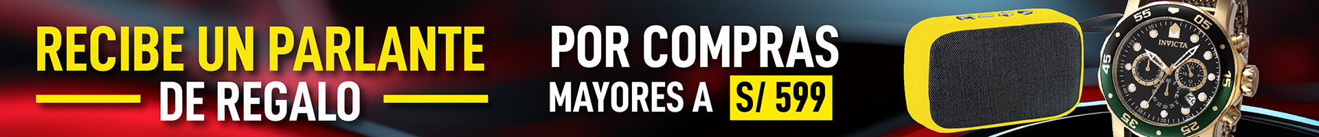 Parlante por Compras de 599 soles a Mas