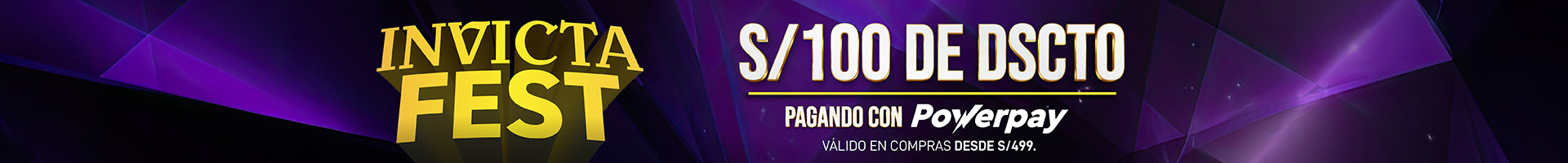 INVICTA + POWERPAY: 3 CUOTAS SIN INTERESES