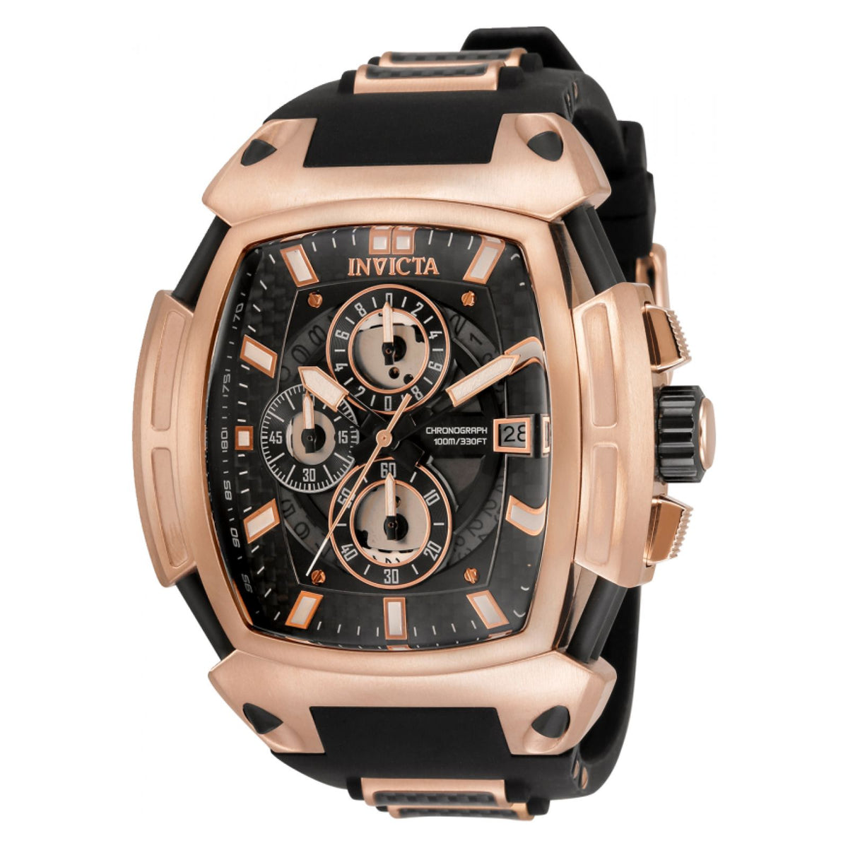 RELOJ DEPORTIVO PARA HOMBRE INVICTA S1 RALLY 34508 NEGRO ORO ROSA Invicta Peru