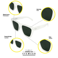 Cargar imagen en el visor de la galería, LENTES DE SOL INVICTA WILDFLOWER  UNISEXO - I37277-WIL-10-G15