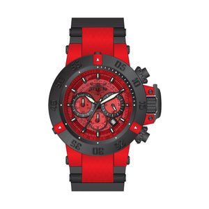 RELOJ DEPORTIVO PARA HOMBRE INVICTA SUBAQUA 0938 - NEGRO, ROJO