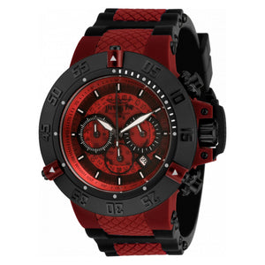 RELOJ DEPORTIVO PARA HOMBRE INVICTA SUBAQUA 0938 - NEGRO, ROJO