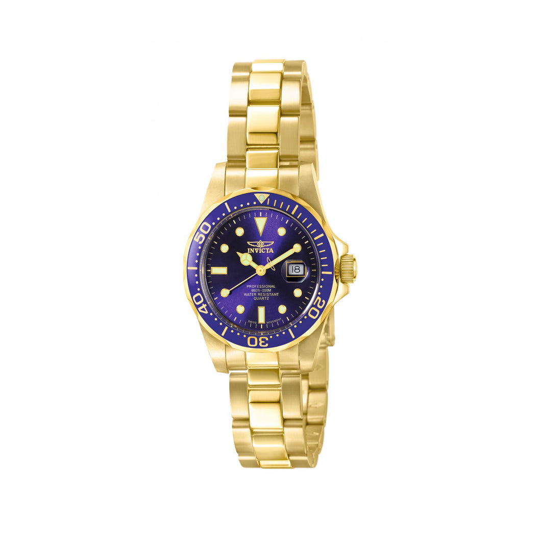 RELOJ  PARA MUJER INVICTA PRO DIVER 4870 - ORO