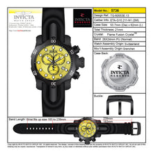Cargar imagen en el visor de la galería, RELOJ DEPORTIVO PARA HOMBRE INVICTA VENOM 5736 - NEGRO