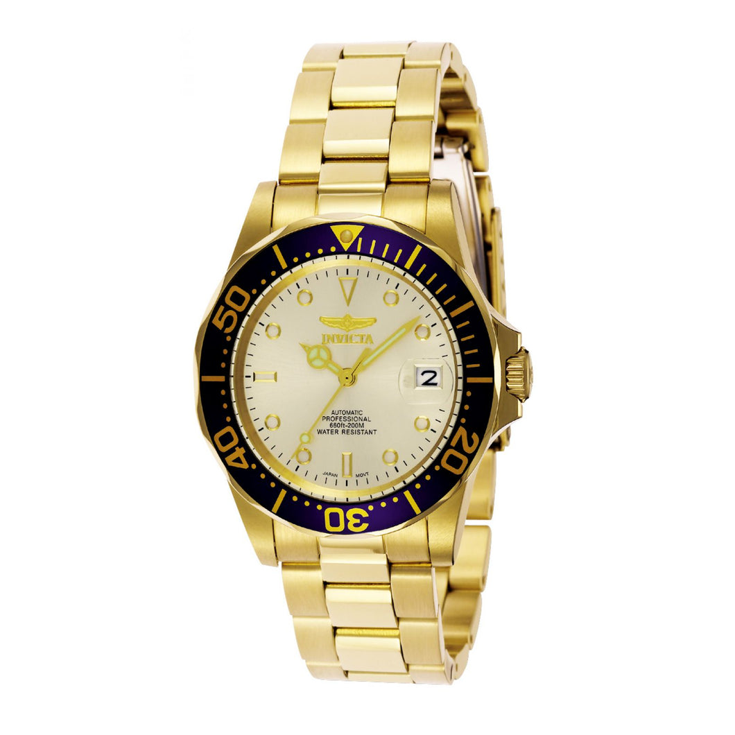 RELOJ  PARA HOMBRE INVICTA PRO DIVER 9743 - DORADO