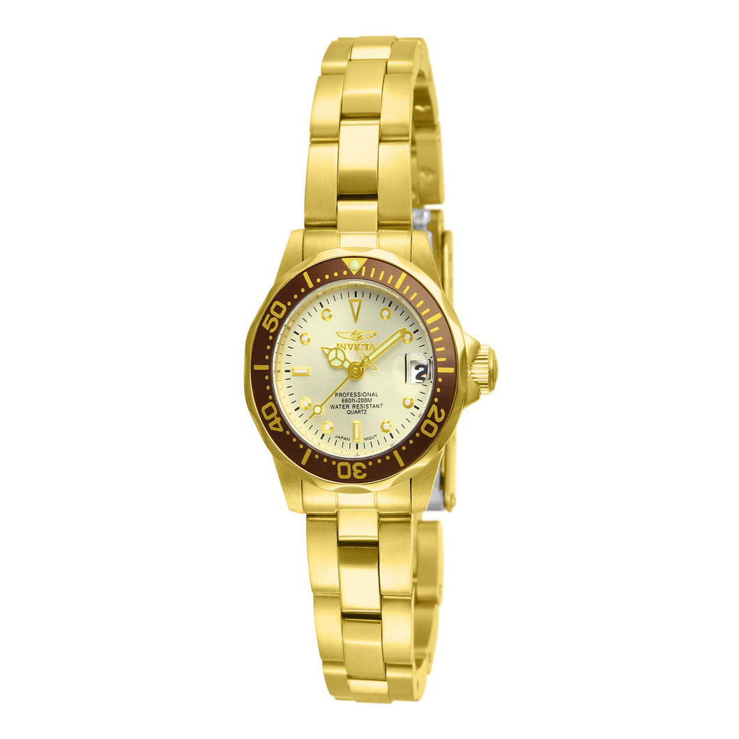 RELOJ  PARA MUJER INVICTA PRO DIVER 12527 - DORADO