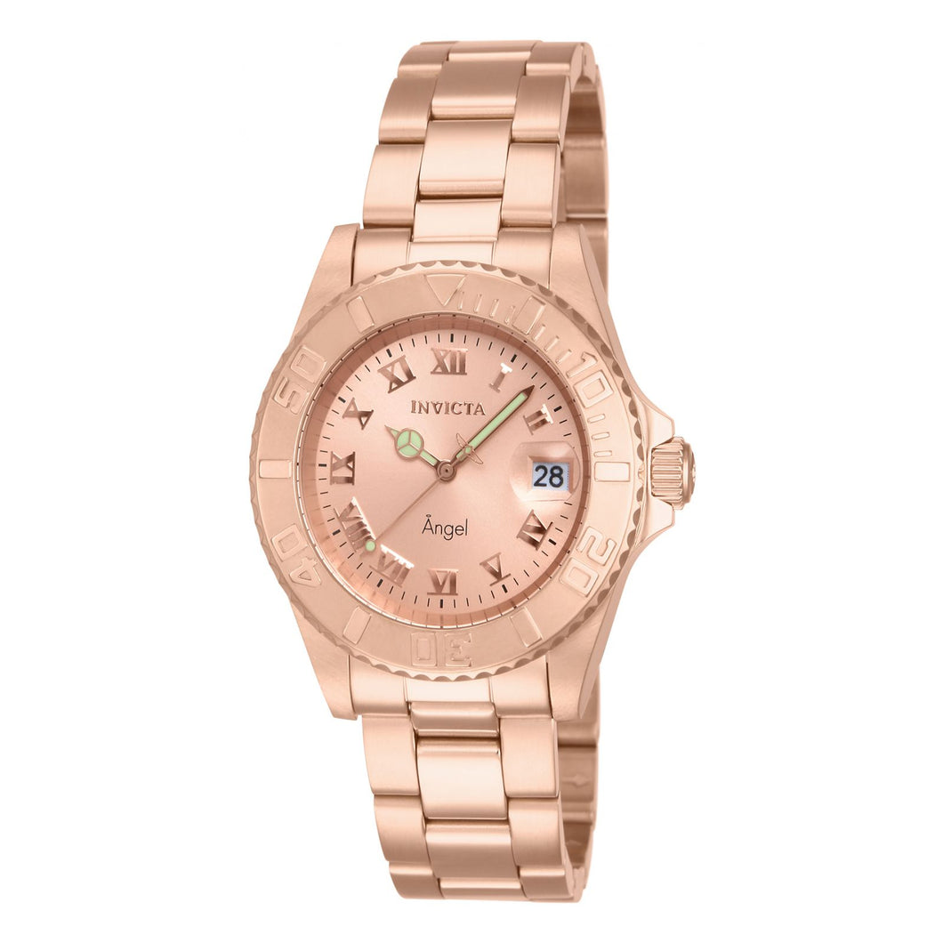 RELOJ  PARA MUJER INVICTA ANGEL 14322 - ROSA   ORO