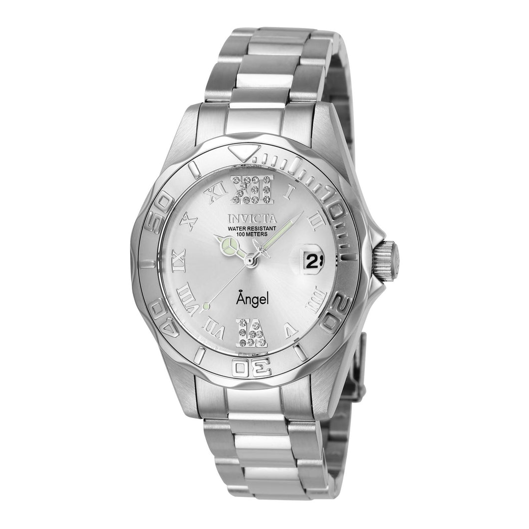 RELOJ  PARA MUJER INVICTA ANGEL 14396 - PLATEADO