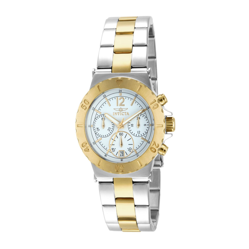 RELOJ CLÁSICO PARA MUJER INVICTA SPECIALTY 14855 - ACERO, ORO