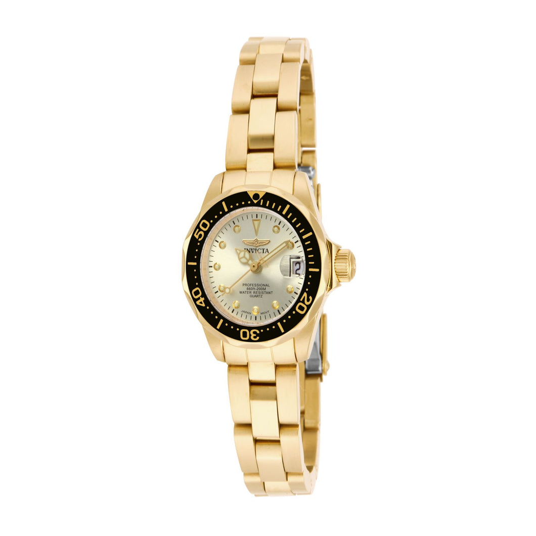 RELOJ  PARA MUJER INVICTA PRO DIVER 17038 - ORO
