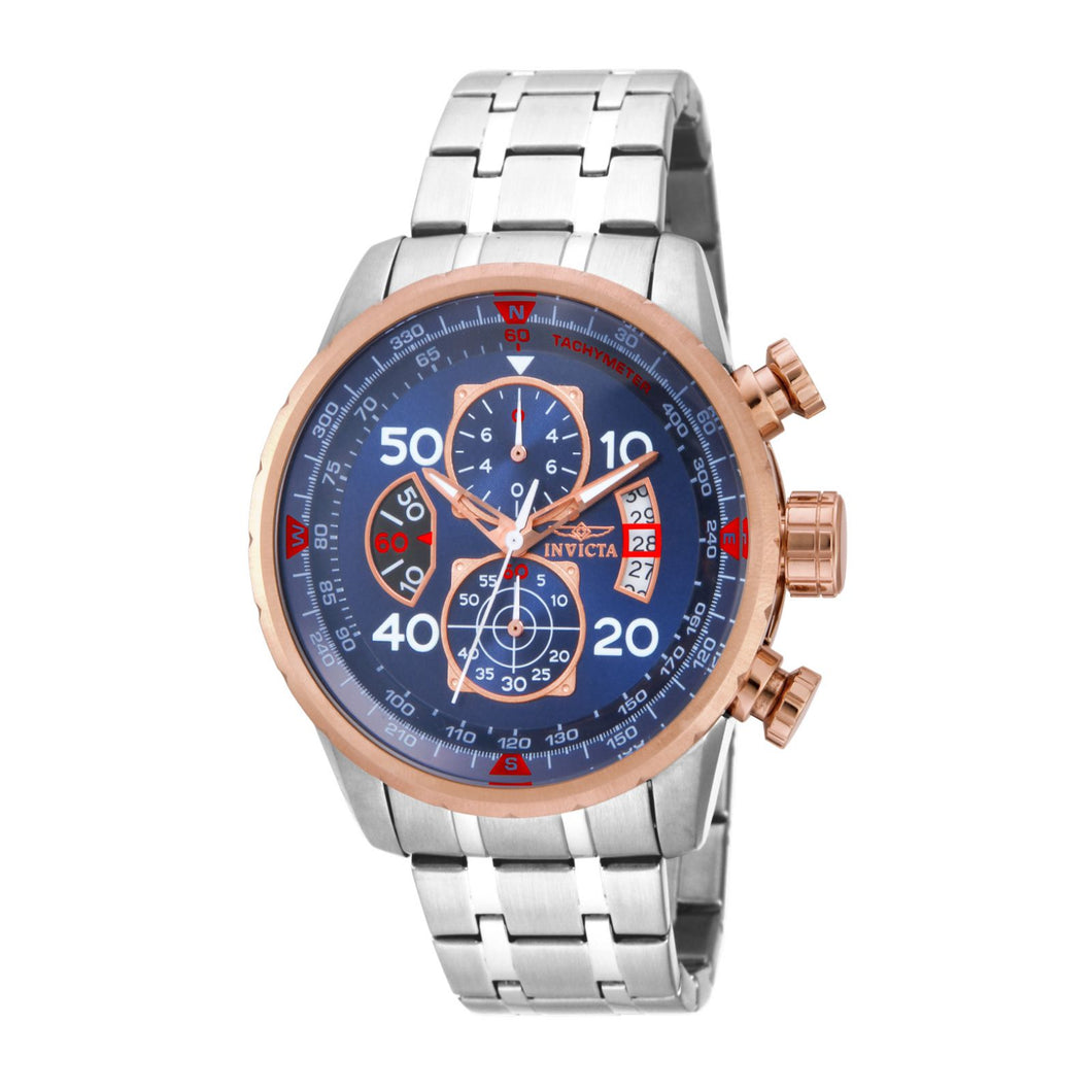 RELOJ  PARA HOMBRE INVICTA AVIATOR 17203 - PLATEADO