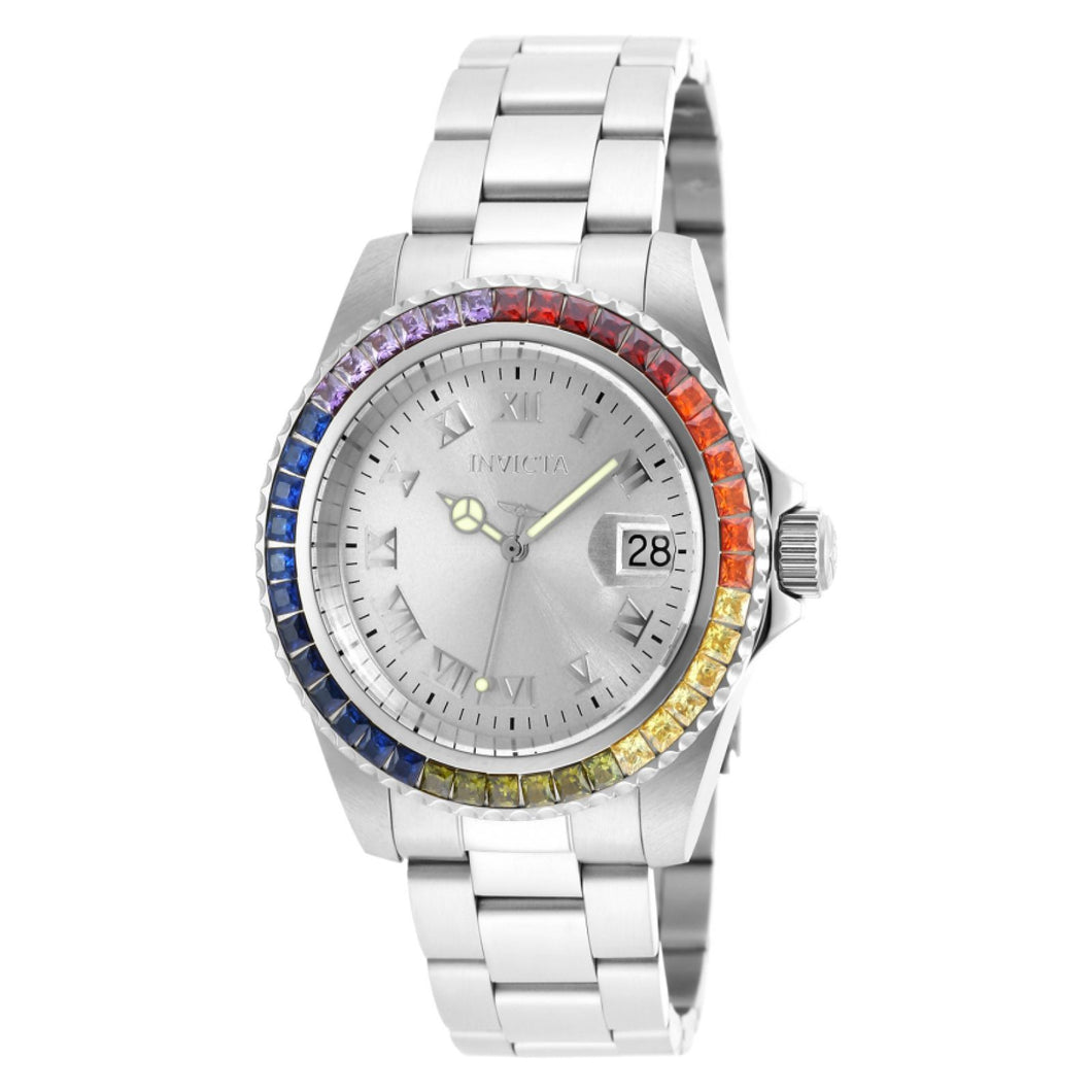 RELOJ  PARA MUJER INVICTA ANGEL 20021 - PLATEADO