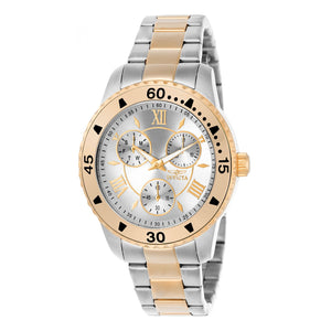 RELOJ  PARA MUJER INVICTA ANGEL 21771 - PLATA, ROSA ORO