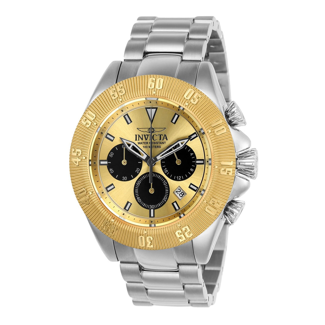 RELOJ  PARA HOMBRE INVICTA SPEEDWAY 22398 - NEGRO, ORO