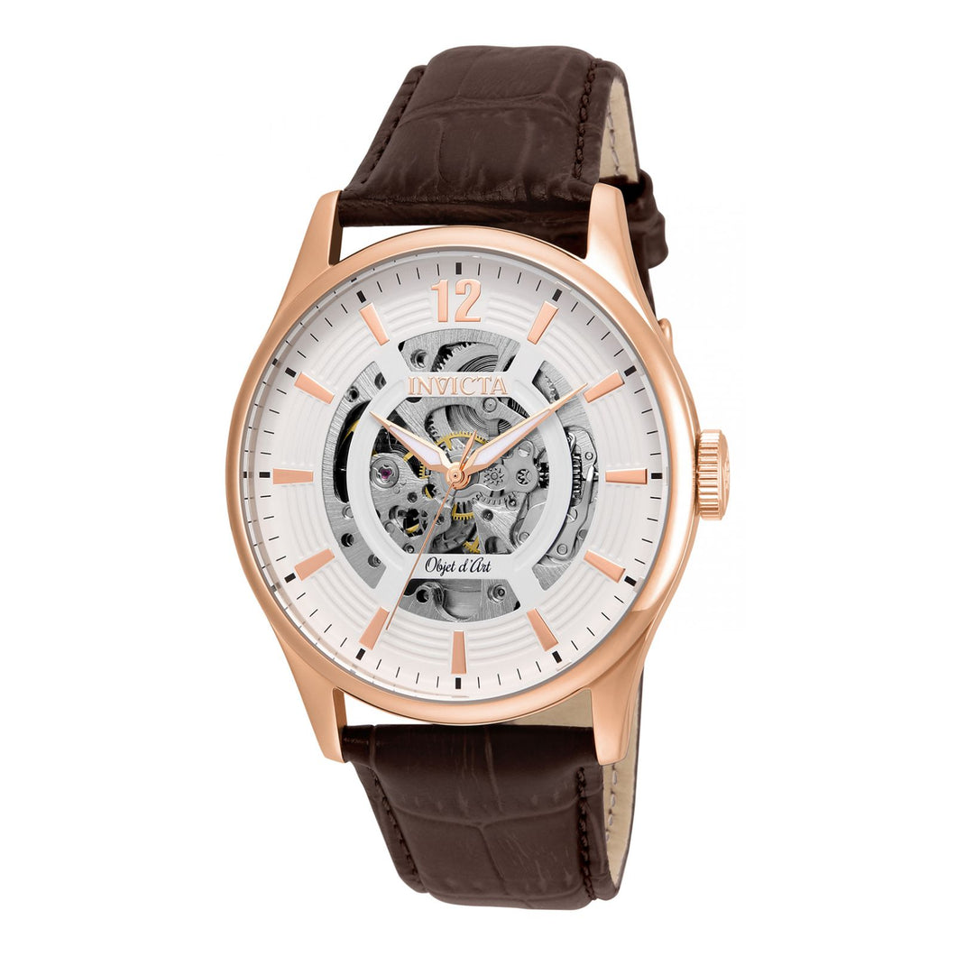 RELOJ CLÁSICO PARA HOMBRE INVICTA OBJET D ART 22596 - MARRÓN