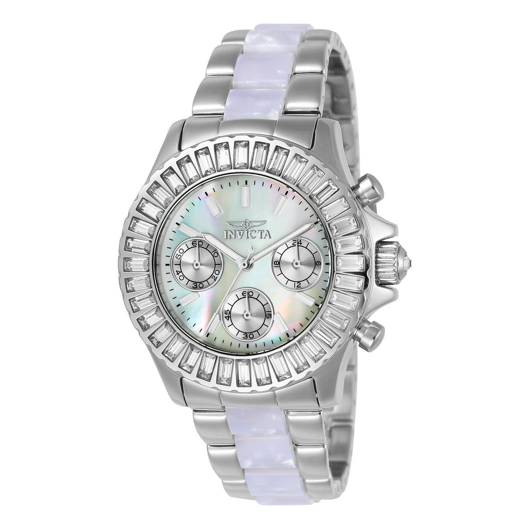 RELOJ  PARA MUJER INVICTA ANGEL 22968 - PLATEADO