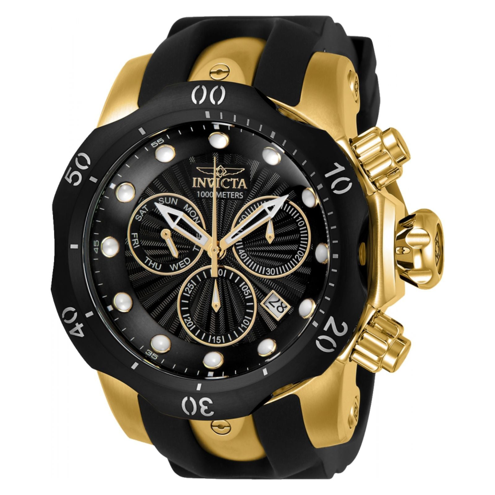 RELOJ DEPORTIVO PARA HOMBRE INVICTA VENOM 24257 ORO NEGRO