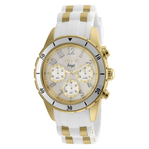 RELOJ  PARA MUJER INVICTA ANGEL 24901 - ORO BLANCO