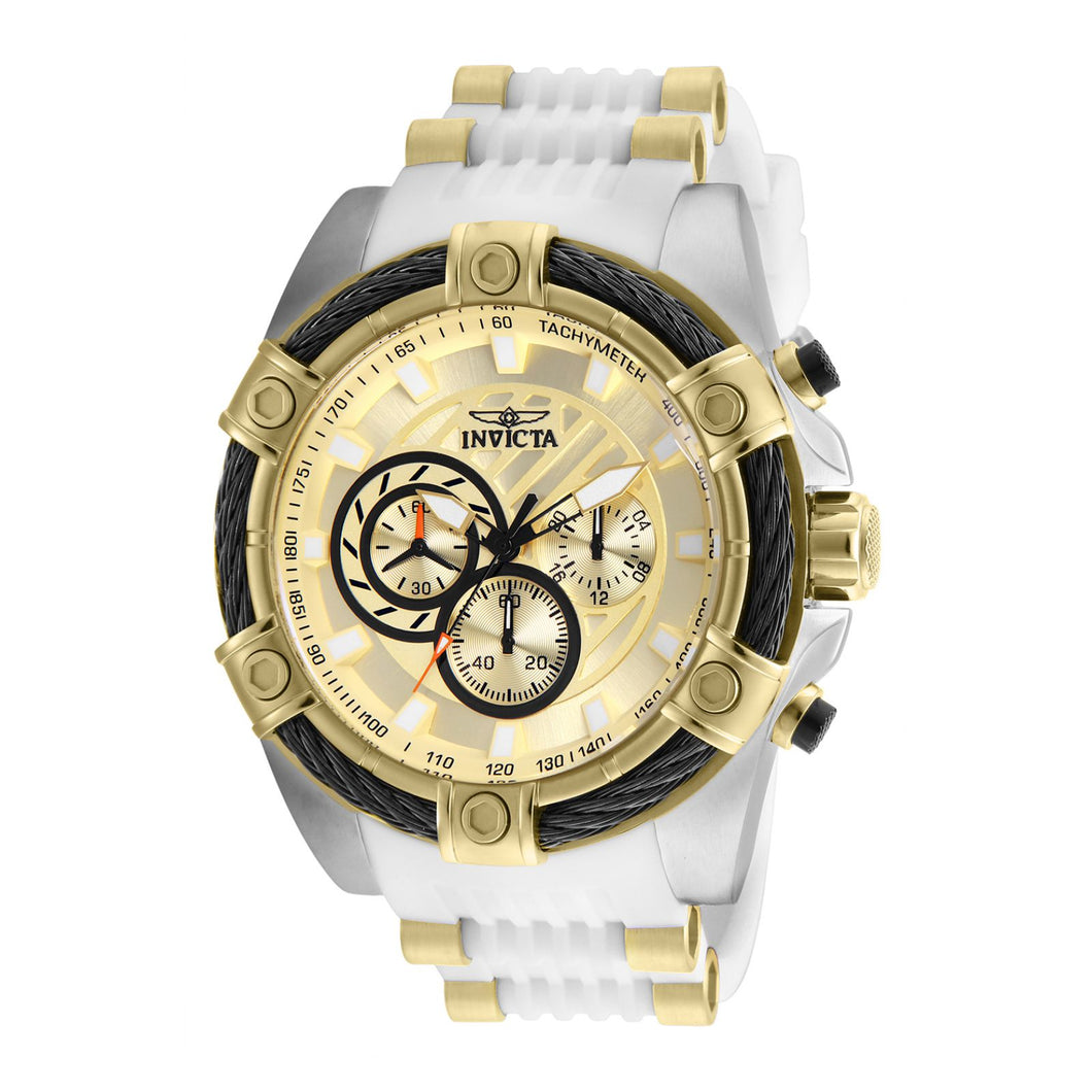 RELOJ  PARA HOMBRE INVICTA BOLT 25528 - DORADO BLANCO