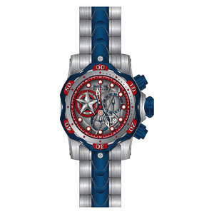 RELOJ CAPITAN AMERICA PARA HOMBRE INVICTA MARVEL 27039 - ACERO, AZUL OSCURO