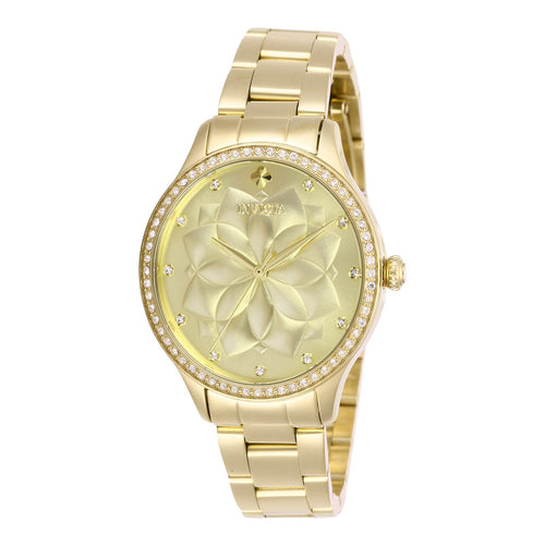 RELOJ  PARA MUJER INVICTA WILDFLOWER 28056 - DORADO