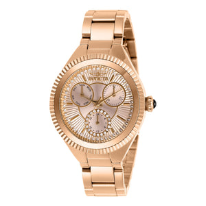 RELOJ  PARA MUJER INVICTA ANGEL 28346 - ROSA ORO, BLANCO