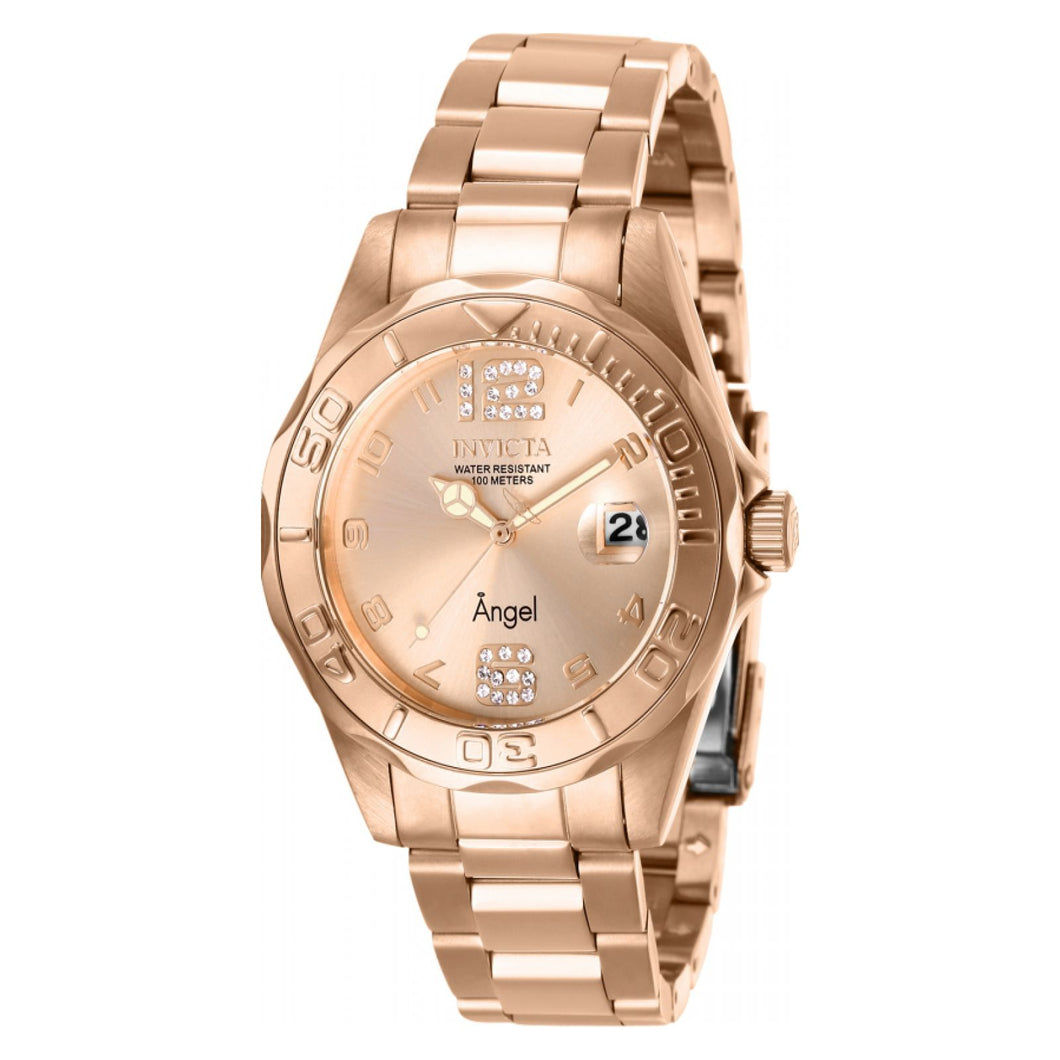 RELOJ  PARA MUJER INVICTA ANGEL 28681 - ORO ROSA