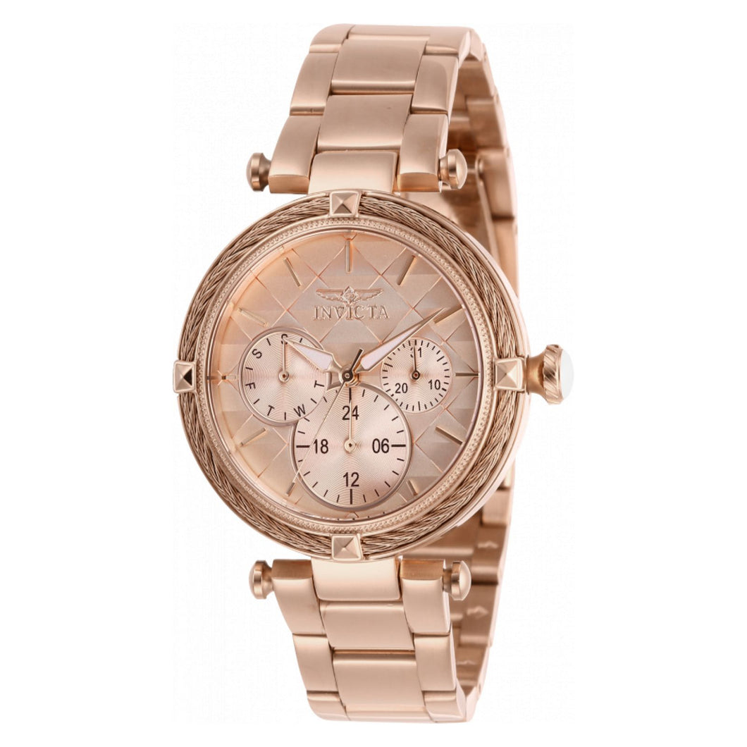 RELOJ  PARA MUJER INVICTA BOLT 28961 - ORO ROSA