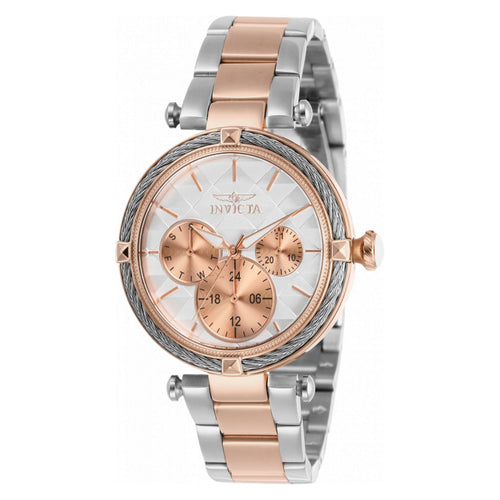 RELOJ  PARA MUJER INVICTA BOLT 28962 - ORO ROSA, ACERO