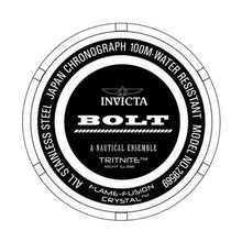 Cargar imagen en el visor de la galería, RELOJ  PARA HOMBRE INVICTA BOLT 29569 - NEGRO, ACERO
