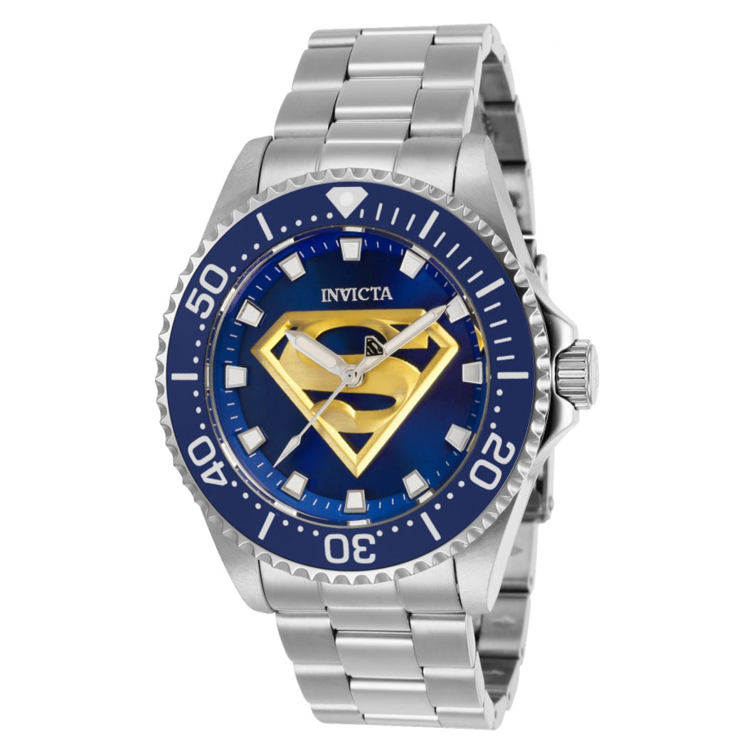 RELOJ SUPERMAN PARA HOMBRE INVICTA DC COMICS 29688 - PLATEADO