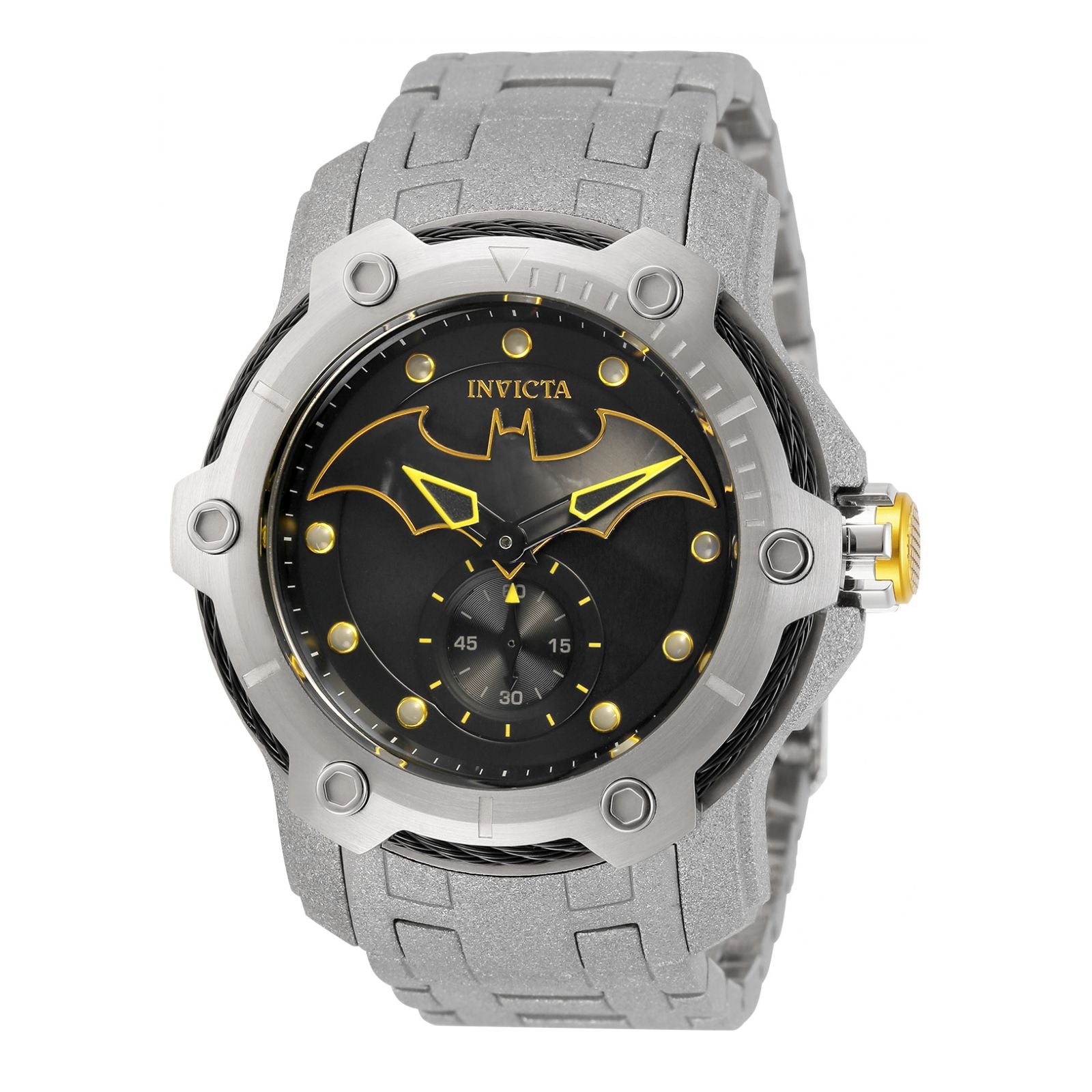 RELOJ BATMAN PARA HOMBRE INVICTA DC COMICS 32366 PLATEADO