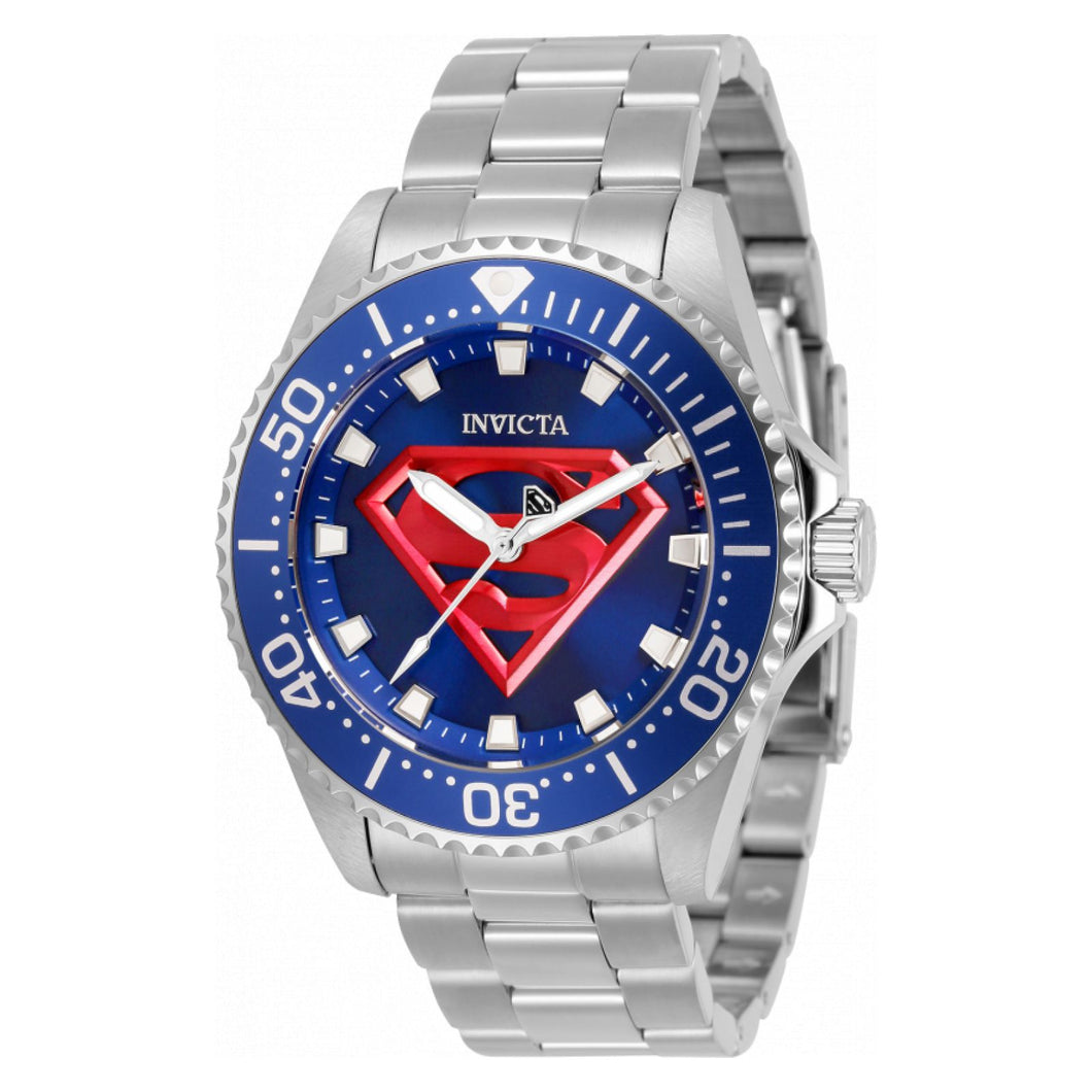 RELOJ SUPERMAN PARA HOMBRE INVICTA DC COMICS 32380 - PLATEADO