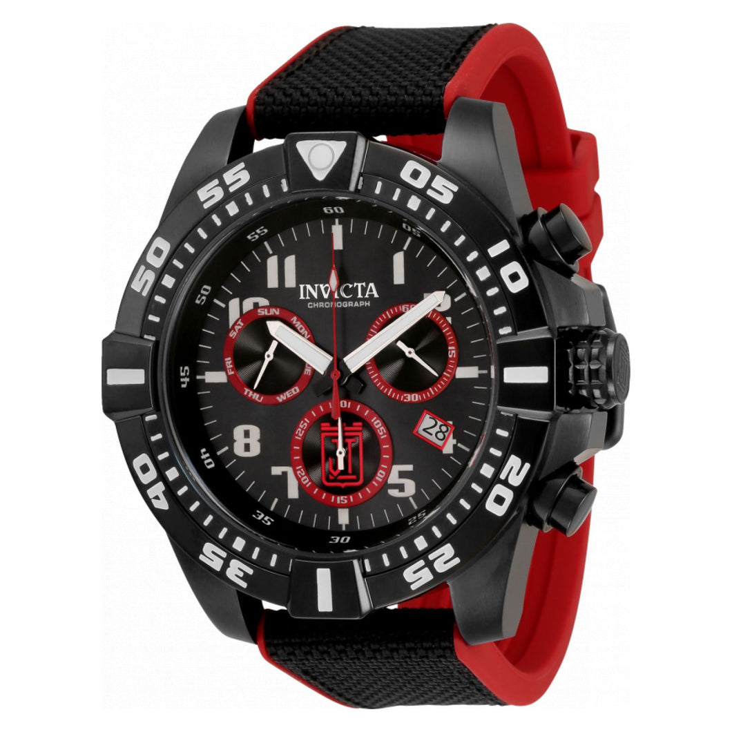 RELOJ DEPORTIVO PARA HOMBRE INVICTA JT 33217 - NEGRO, ROJO