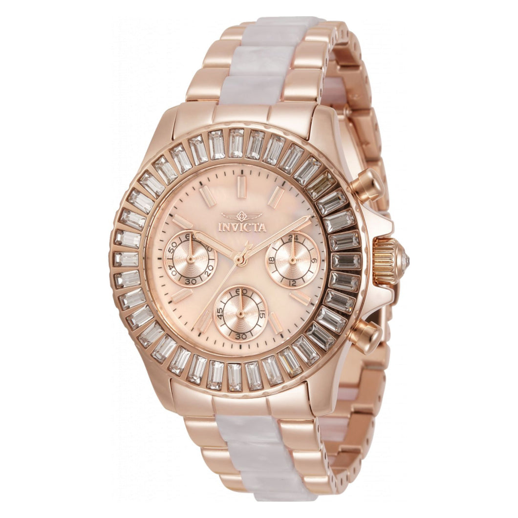 RELOJ  PARA MUJER INVICTA ANGEL 34421 - ORO ROSA