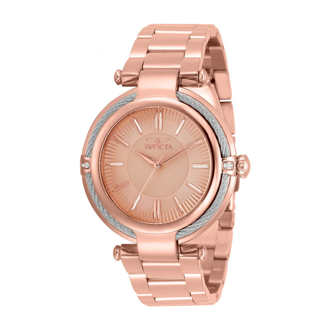 RELOJ  PARA MUJER INVICTA BOLT 35355 - ROSA   ORO