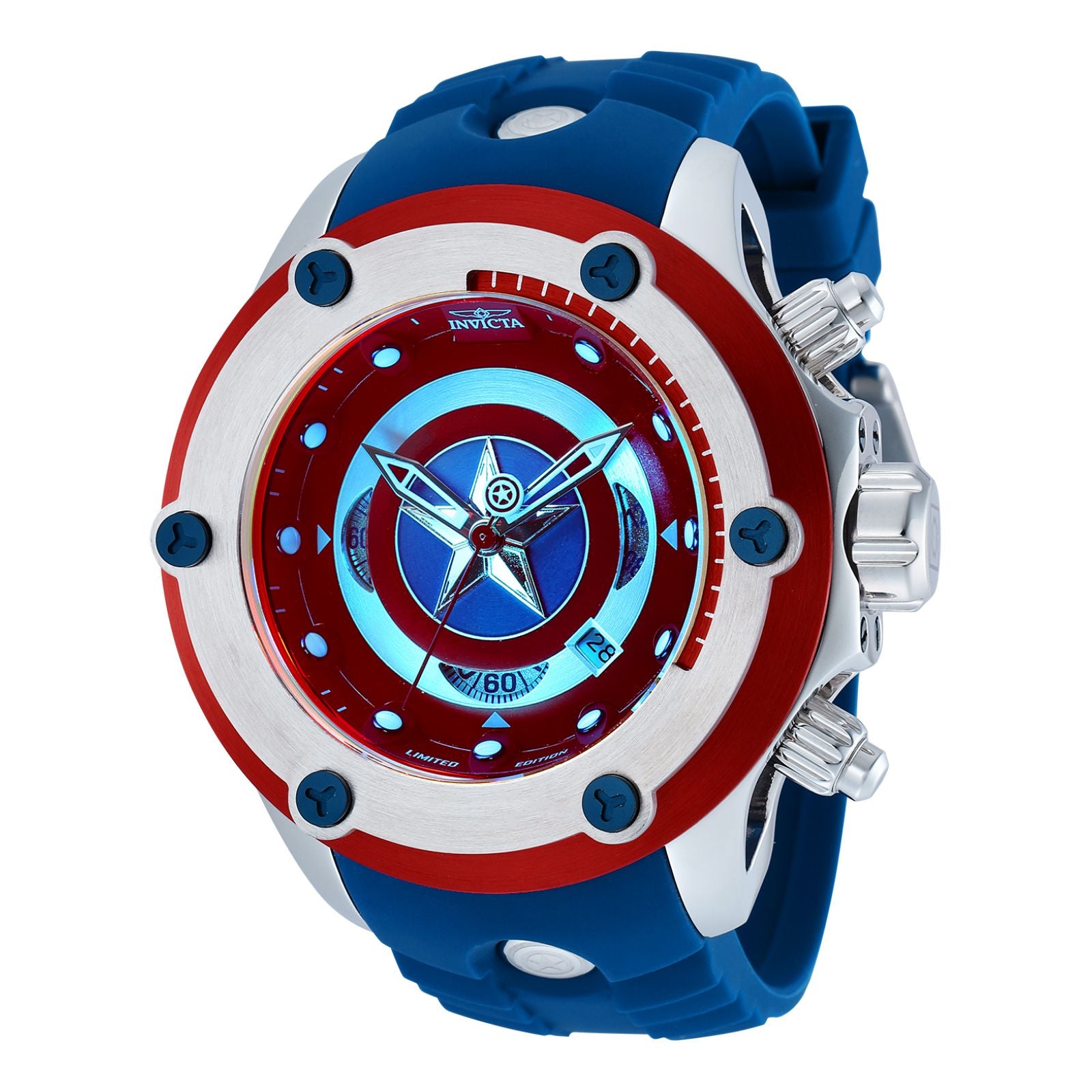 Marvel Limited Edition Invicta Reloj Marvel Reloj Marvel Capitan