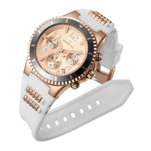 Cargar imagen en el visor de la galería, RELOJ DEPORTIVO PARA MUJER INVICTA BLU 36910 - BLANCO, ORO ROSA